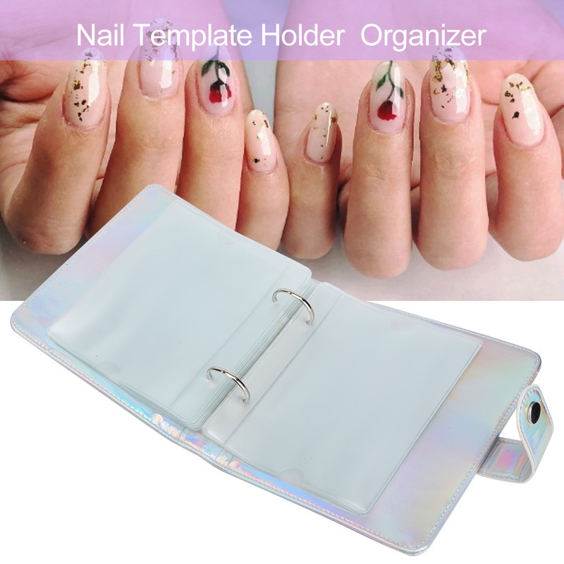 Nail Plates Holder Printing Molds Stamping Templates Organizer Manicure ToolLSKB-02