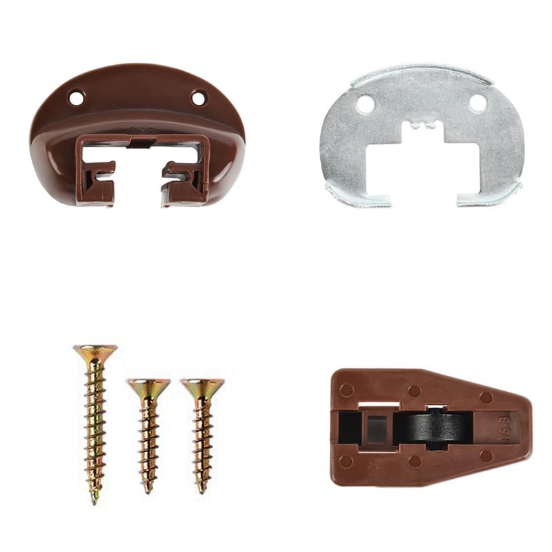 TAODAN 2 Sets Guideway Replacement Part Universal Center Mount Drawer