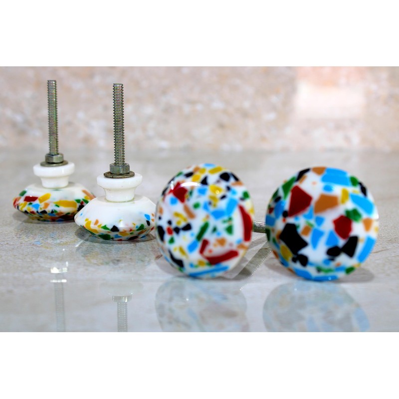 ESPLANADE Cupboard Drawer Door Acrylic Knobs - Set of 4