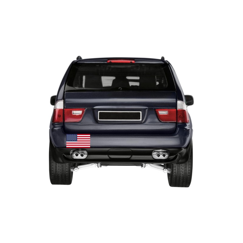 USA Flag Vinyl Sticker, 7 inches by 3.8 inches