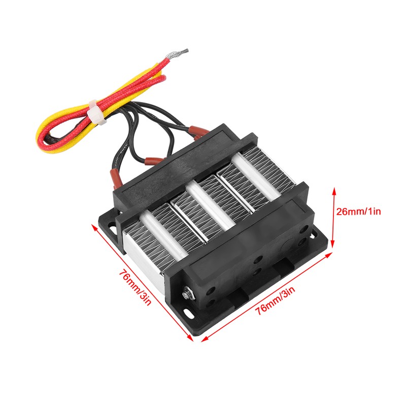 48V 200W Insulated PTC Ceramic Air Heater PTC Heating Element