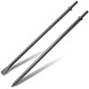 2 Pack 18" Air Hammer Bits Attachments,0.401 Inch Shank Chisel