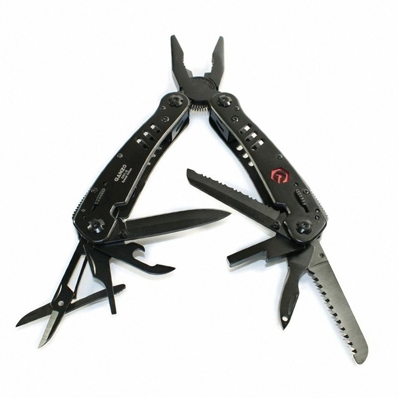Ganzo Multitool G301-B/H Nylon Case, Interchangeable Bits, Colour: Black