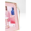 Kare Frame Art Pastel Pink 3.9 x 3.9 inches (10