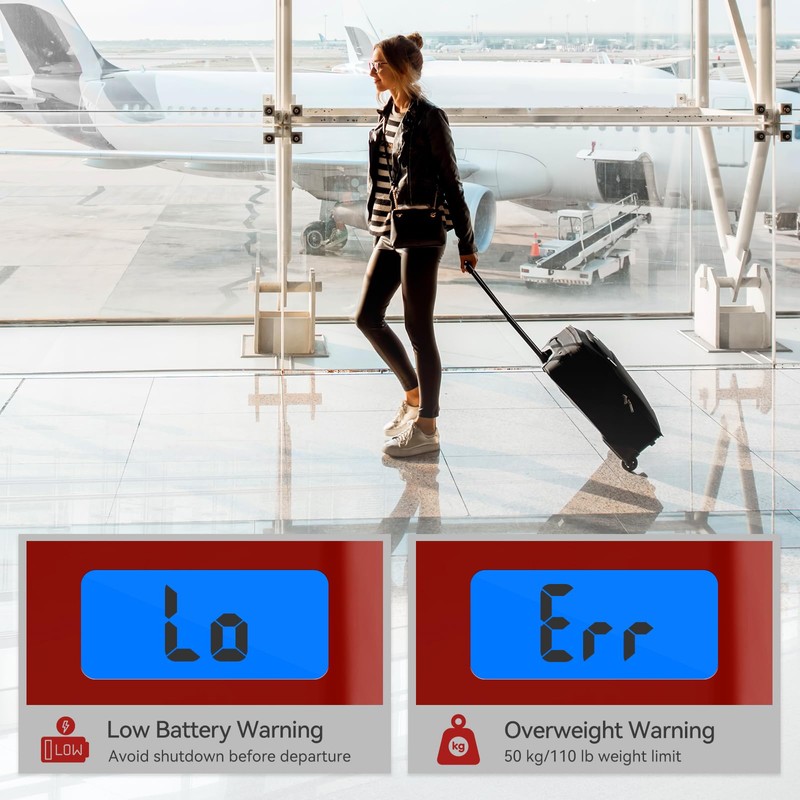 Luggage Scale, Dr.meter Luggage Weight Scale Backlight LCD Display PS02