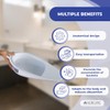 Mobiclinic®, Bedpan, Intimate Hygiene, Hemorrhoids, Postpartum, Seniors, 41x28x10 cm, 2500