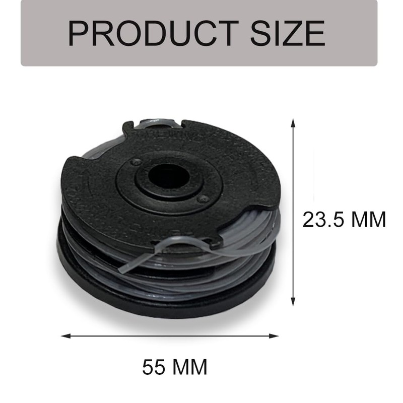 String Trimmer Replacement Spool Line,3 PCS Strimmer Spool Compatible with