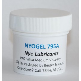 Nyogel 795A Medium Viscosity Synthetic Damping Grease (25g Jar) Substitute for Nyogel 774