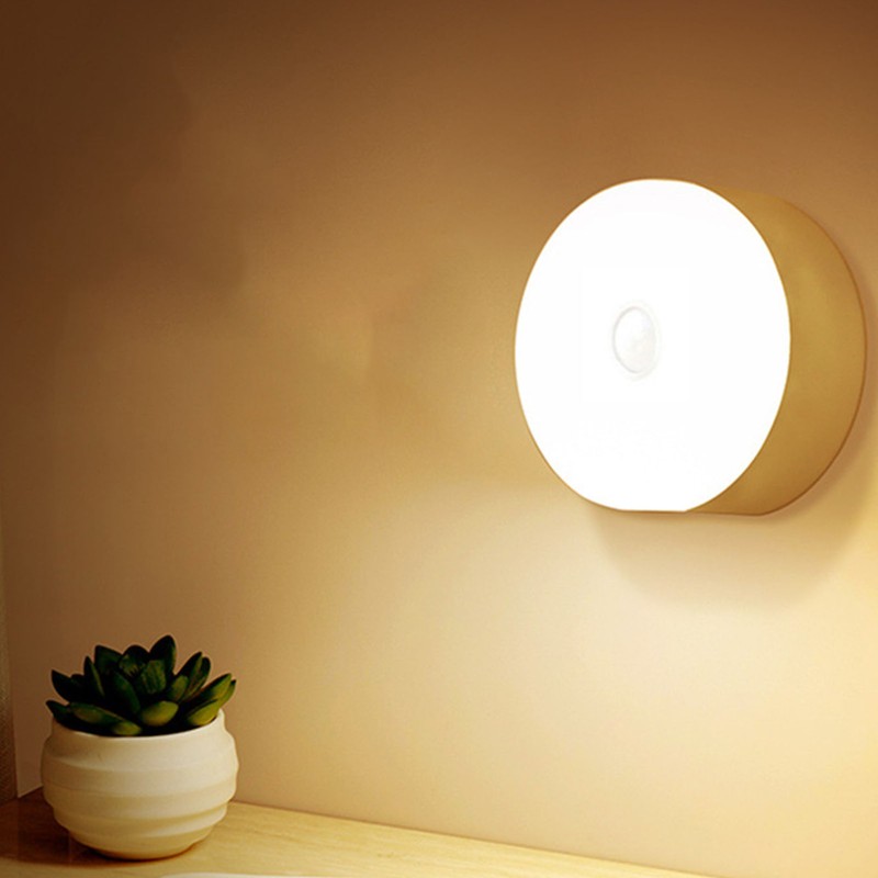2PCS Motion Sensor Night Light Energy Saving LED Night Light