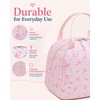 CAMTOP Girls Backpack with Lunch Box Set, Cute Bow School
