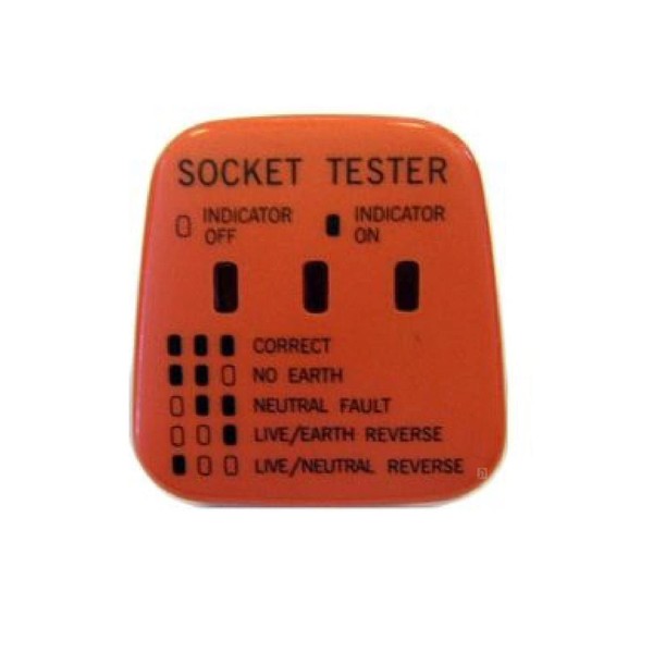 Lyvia UK Mains Socket Tester 240v Polarity Test / 3