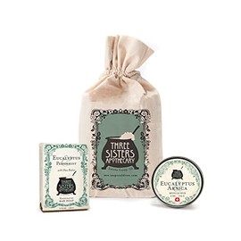 Three SIsters Apothecary Muslin Gift Set - Bar Soap and Body Butter (Eucalyptus & Mint)