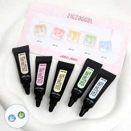 Jello Jello Zigzag Gel Mini Creamy 5-piece Set Tube Gel / 젤로젤로 지그재그젤 미니 크리미 5종 세트 튜브젤