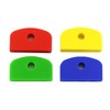 Packet of 5 units of Large Square Headed Identifying Key