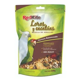 Mezcla de Semillas Redkite para Loros y Cacatúas 500g, Fortificada con Vitaminas y Minerales