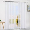 Yujiao Mao Plain Voile Curtain with Ruffle Tape, Curtains, 1