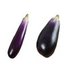 zaoalife 2pcs Artificial Eggplants Simulation Eggplants Mini Purple Eggplants Simulation