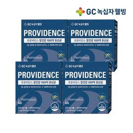 Green Cross Wellbeing GC Wellbeing GC Providence Probiotics Gut Health 10 Billion CFU Rhamnosus GG Probiotics 60 Capsules (2-Month Supply) X 4 / 녹십자웰빙 GC 프로비던스 유산균 장건강 100억 람노서스 GG 프로바이오틱스 60캡슐(2개월분) X 4