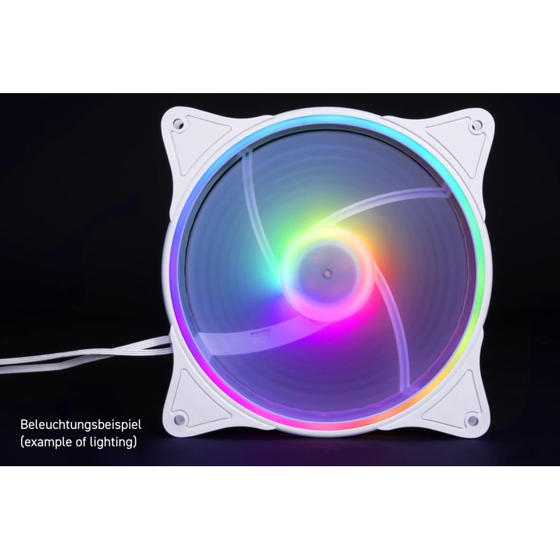 Alphacool Rise Aurora 140mm Fan White (140x140x25mm) (24851)