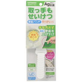 Handle Toilet Seat Band, White