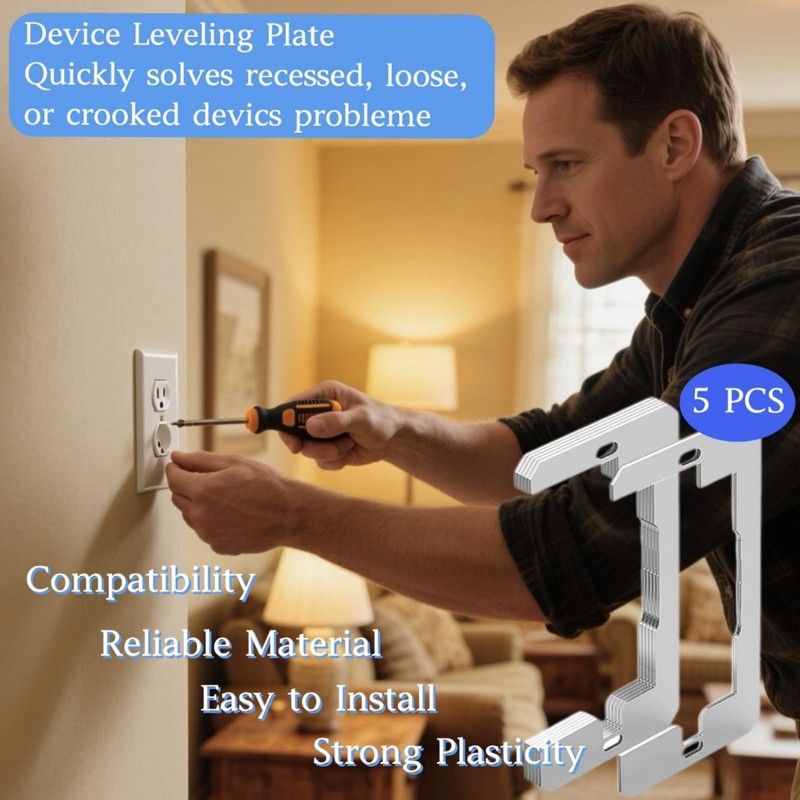 5 Pcs Wall Plate Spacer, Electric Outlet Spacers for Electrical