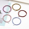 Three-strand pearl hair tie (sold by the 1P unit) / 진주 방울 세줄 머리끈 (1P 단위 판매)