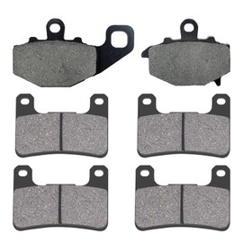 AHL Brake Pads Set for Kawasaki Z1000 HCF Ninja 1000 ABS 2012-2014/ Ninja 1000 ZX1000 ZX1000G ZX 1000 1000G 2011 2012 2013 2014 2015 (Semi-metallic)