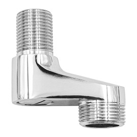 ZONADAH Set of 2 Adjustable Swivel Arm Bathtub Faucet Adapters - Compatible with 3/4" and 1/2" Connectors - Ideal for Clawfoot Shower Faucets - Bathroom Mixer Accessories