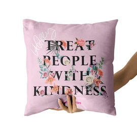 Cushion Cover Harry treat people with kindness Decorative Throw Pillow Cover Sofa Car Square Pillowcase with Invisible Zipper for Home Bed Decor 45 x 45cm