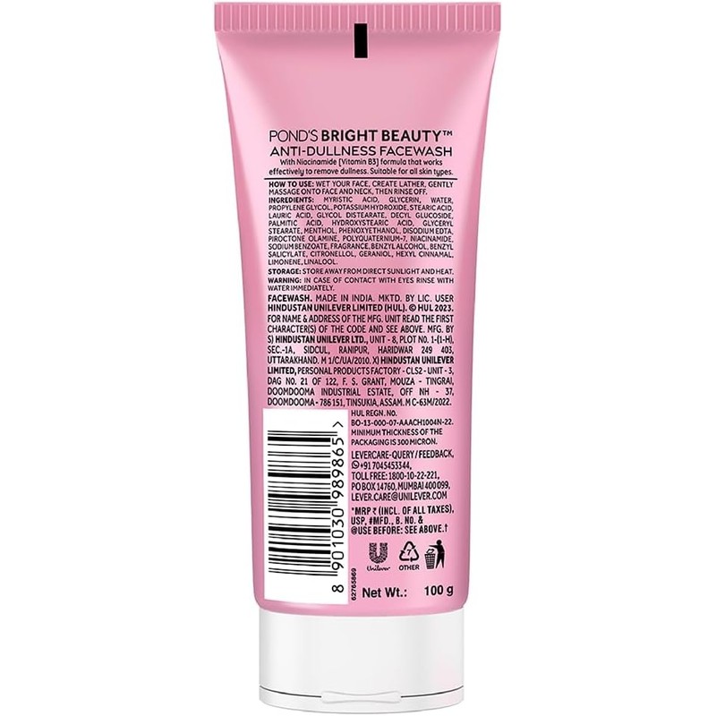 POND'S White Beauty Lightening Facial Foam Daily Spotless 100g Scent