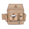Zeluga 20-169 6 Pocket Leather Electrician Tool Pouch, Natural