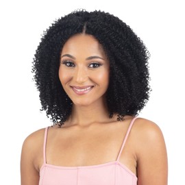 FREE TRESS Milky Way Organique Wig U-Part Bohemian Curl (1B)