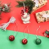 100 Pcs Christmas Ornament Ribbon Hangers, Thin Hand Tied Ornament