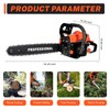 RustyVioum 58CC Gas Chainsaw, 20 Inch Gasoline Powered Chain Saw