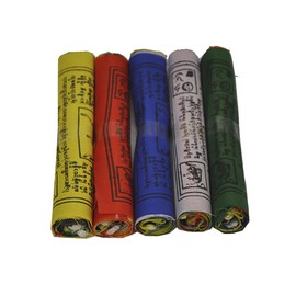 Dharma Store - Tibetan Buddhist Prayer Flags for luck, happiness, longevity and prosperity - Pack of 50