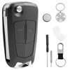 2 Tasti Opel Guscio Chiave per Auto con batteria CR2032