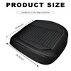 ZNDAW Car Seat Cover, Leather Vehicle Front Bottom Seat Cushion