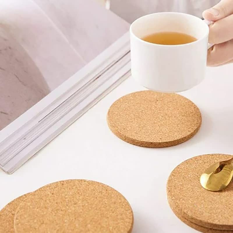 6 Pack Cork Heat Pad, Kitchen Trivet Pot Pan Coaster,