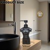 Ceramic Boy Soap Dispenser,Lotion and soap Dispenser Set Refillable Liquid