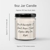 Hairstylist's Gift: 9oz Vanilla Soy Candle, Explaining Why I'm Right,