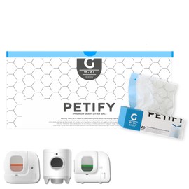 PETIFY - 20 x Müllbeutel für automatische Katzentoilette – kompatibel mit Petkit Pura Max 2