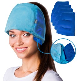 ICEHOF 4 Large Cooling Pads for Cooling Hat Extreme – 19.5 cm x 14 cm – For ICEHOF Ice Cap Cooling Pack Cooling Gel Cooling Pad