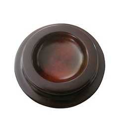 Hardwood Piano Caster Cups, Piano Casters Floor Protectors, Piano Leg Coasters in Walnut (Set of 4)