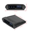 Smart HUD Display Digital Solar Charged Displays Time Temp Over