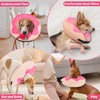 Gimars Inflatable Dog Cone Alternative Dog Donut Collar After Surgery,