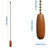 Aeknewo 4 Pack Ceiling Fan Pull Chains 12-inch Beaded Ball