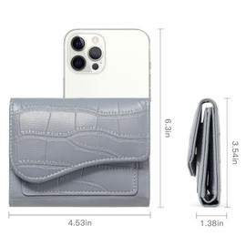 FALAN MULE Small Wallet for Women Bifold Card Holder Women Leather Purse