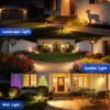 Sublume Solar Color Changing RGB Spot Lights Outdoor, 2 Pack