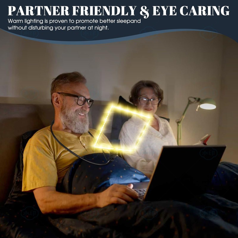 Large Magnifying Glass with Light Hands Free, Rechargeable Page Magnifier