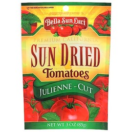Bella Sun Luci Sun Dried Julienne Cut Tomatoes, Vegan, 3 Ounces (Pack Of 12)